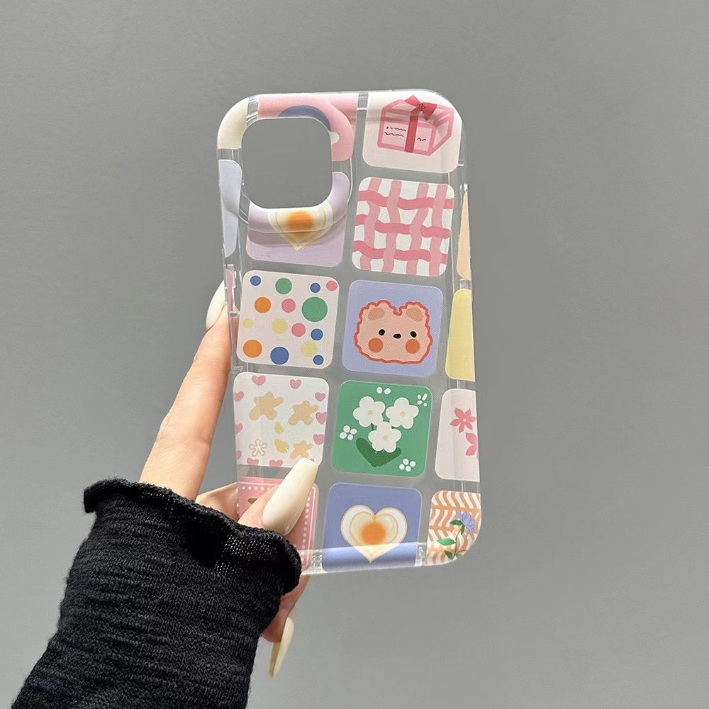 Colorful Cartoon Mobile Phone Back Cover Case
