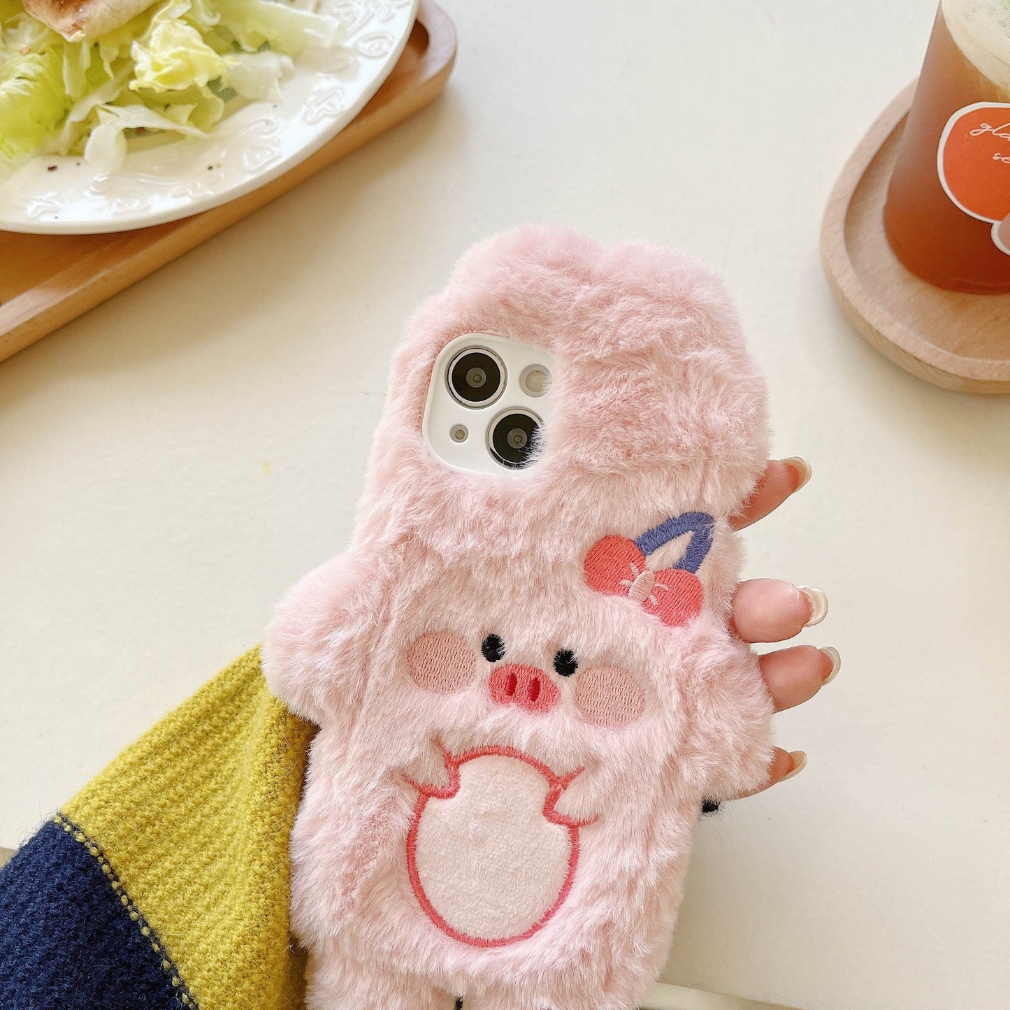 Plush Belly Expression Mobile Phone Case