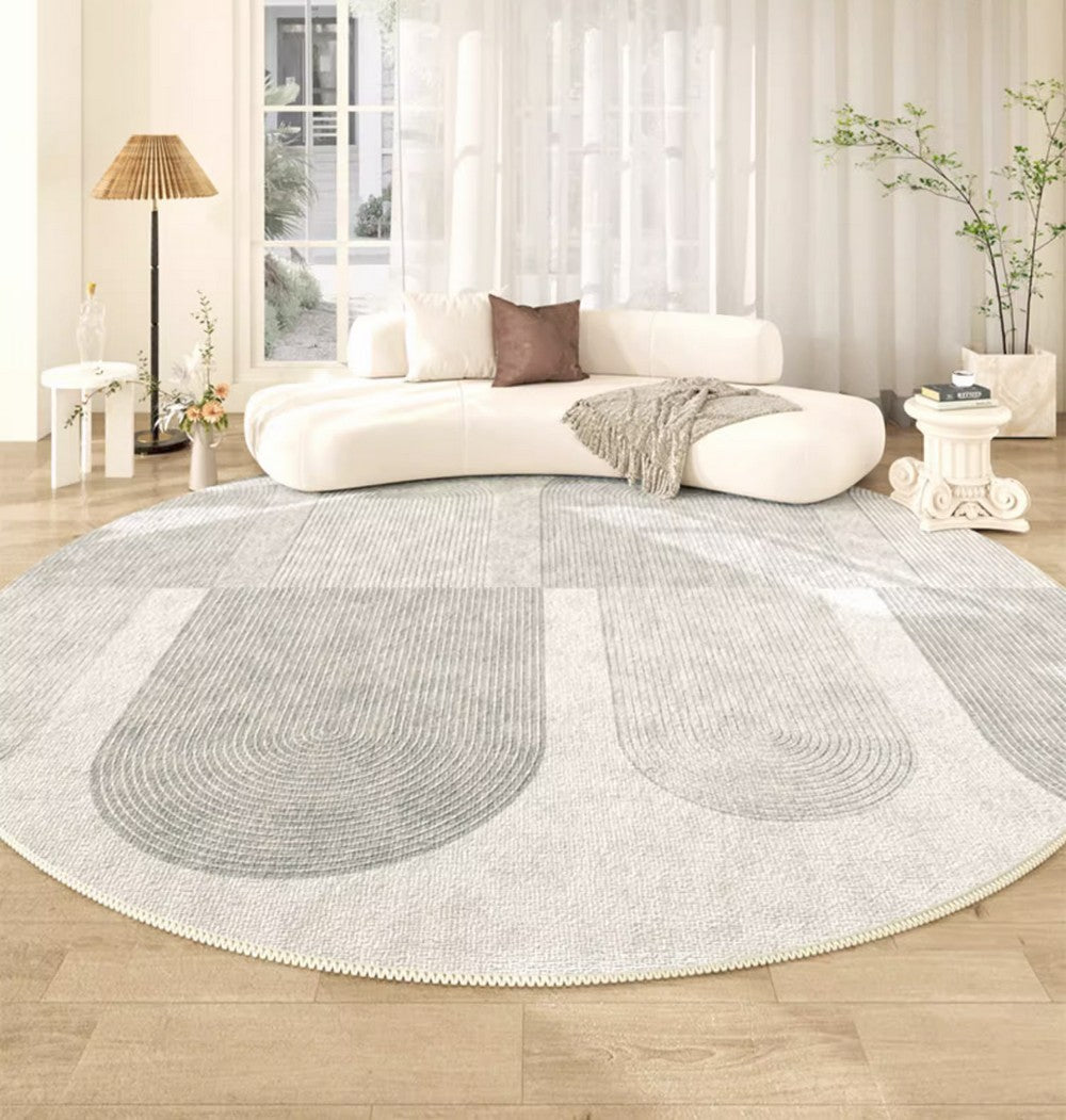 Modern Floor Carpets under Dining Room Table, Large Geometric Modern Rugs in Bedroom, Contemporary Abstract Rugs for Living Room