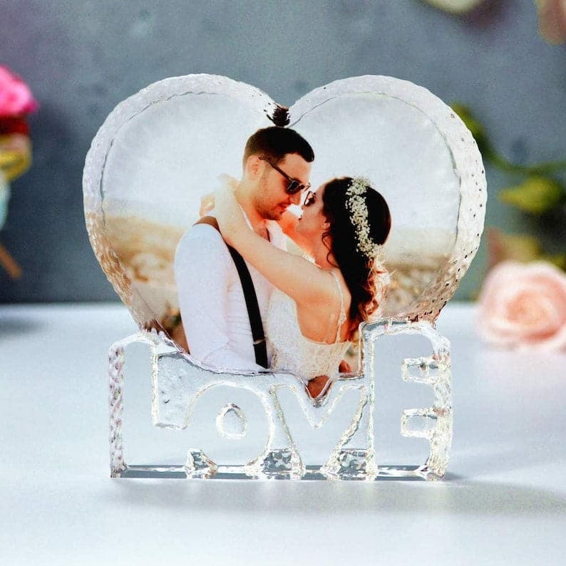 3D crystal Custom Photo printed on Love Crystal perfect for Mothers day ,Christmas gift,any holiday ,Custom Photo Crystal, wedding gift ktclubs.com