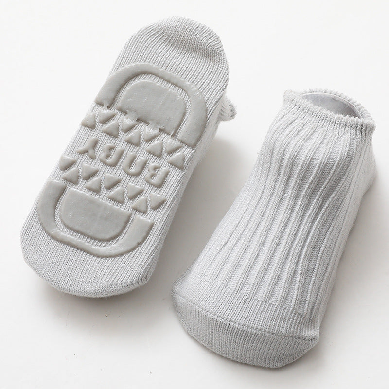 Baby Floor Socks Solid Color Thick Warm Anti-slip Toddler Socks Winter