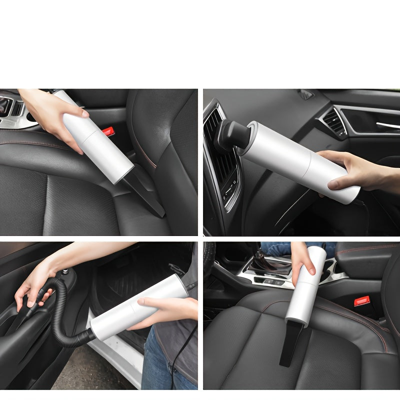 Car Mini Vacuum Cleaner, Portable High-power Handheld Wet & Dry Vacuum Cleaner, Detailing Kit Essentials For Travel And Cleaning
