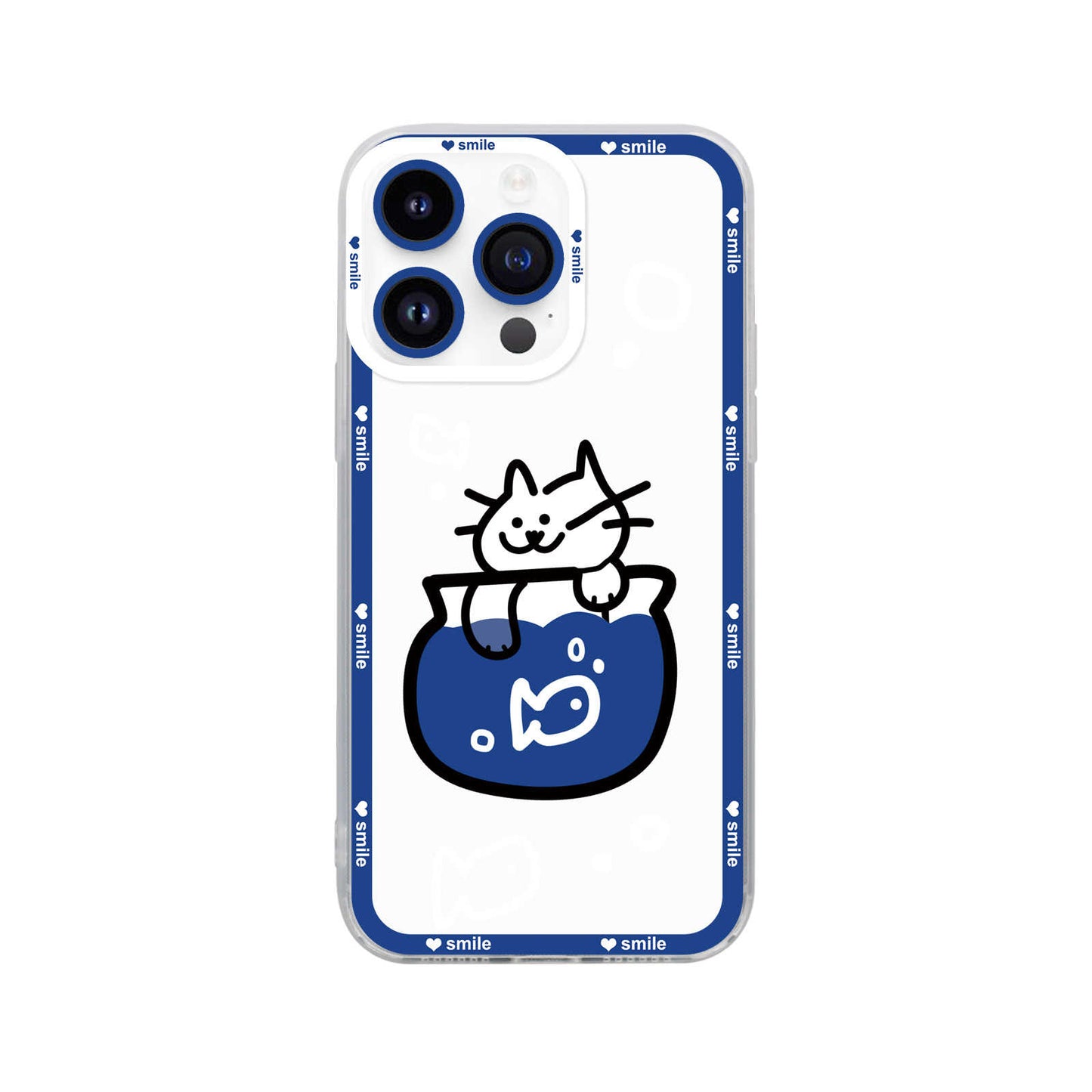 Lovely Cartoon Kitten Pattern Phone Case
