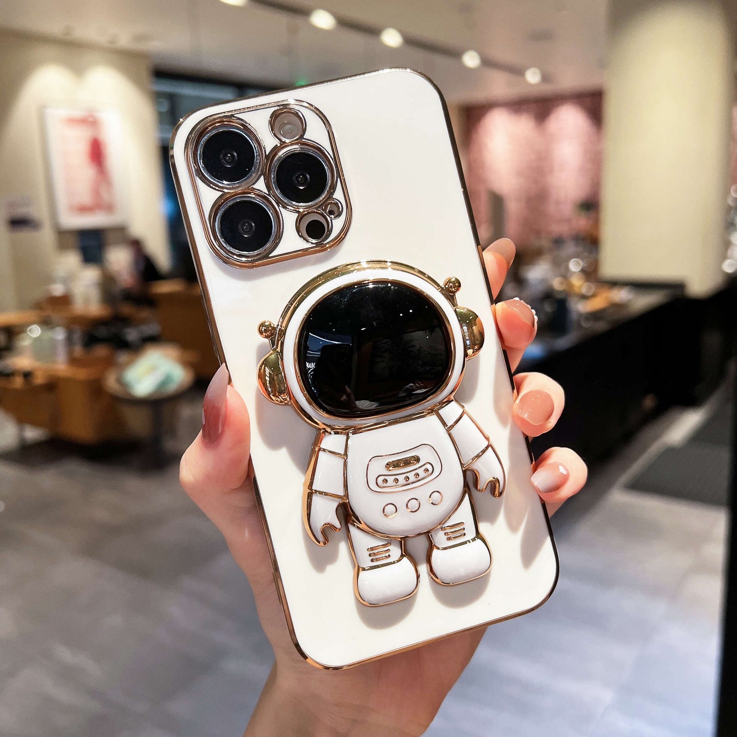 Astronaut Foldable Bracket Phone Case