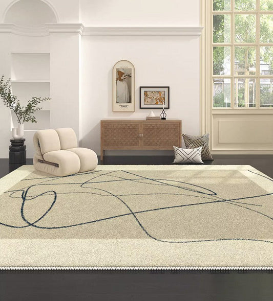 Simple Modern Rug Ideas for Bedroom, Abstract Modern Rugs for Living Room, Dining Room Modern Floor Carpets, Contemporary Modern Rugs Next to Bed