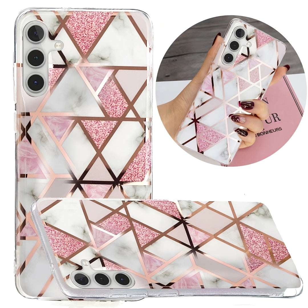 Marble Silicone Anti-fingerprint Smooth Case & Cover Bundles Phone Case
