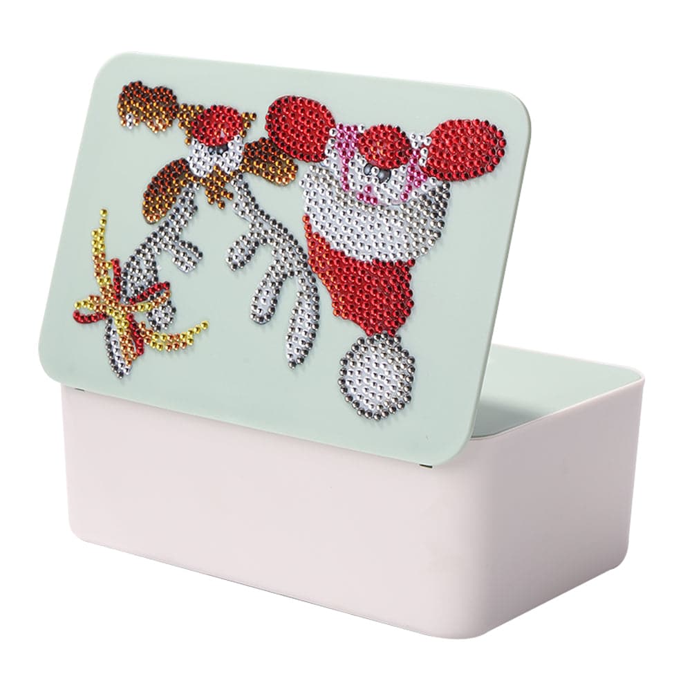 5D DIY Diamond Painting Tissue Box Home Christmas Decoration Diamond Painting Paper Case Special Shaped Drill Storage Box Gift ktclubs.com
