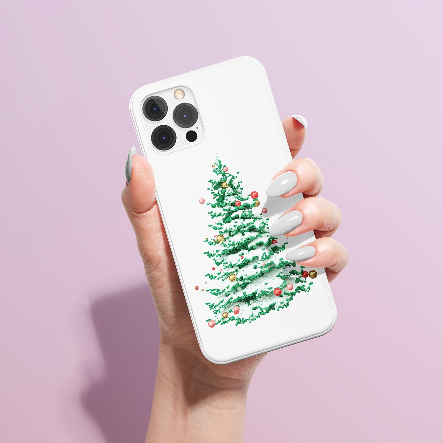 1 Pc Christmas Tree Christmas Theme  Anti -fall Phone Case