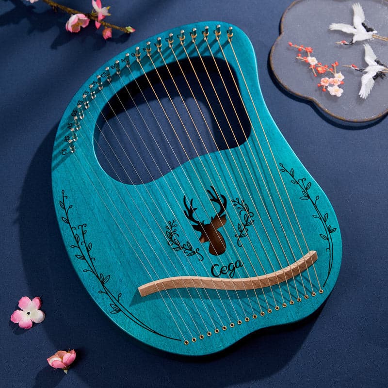 6 string small harp easy to learn portable 19 string lira Musical instruments ktclubs.com