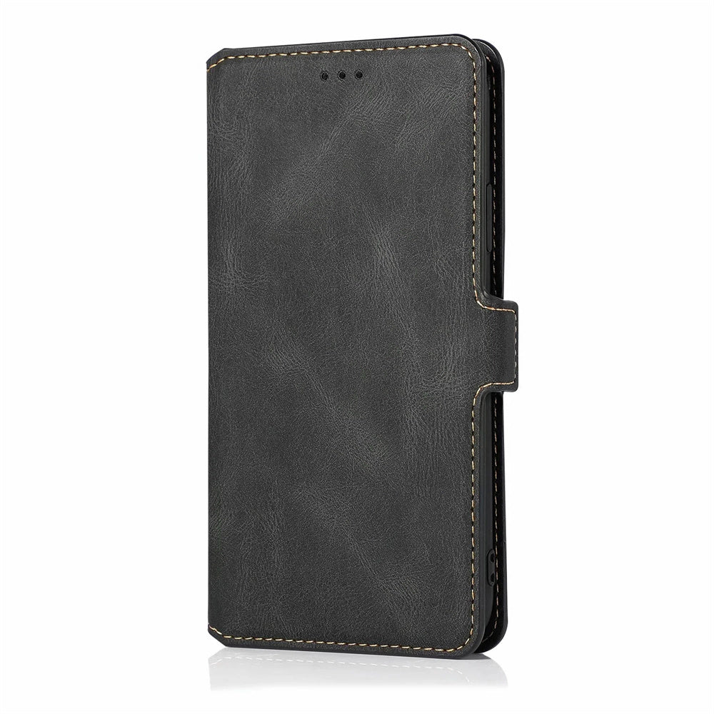 Leather Flip Wallet Case