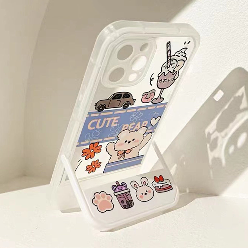 Cute Bear Ice Cream Mobile Phone Case