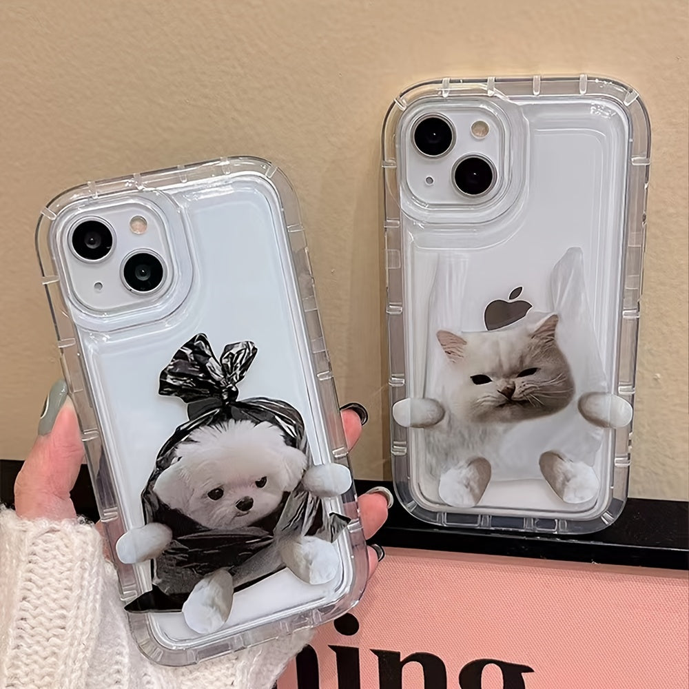 Cute Cats And Dogs Around The Fall Of The Mobile Phone Case