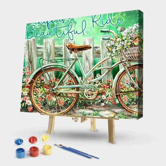 Bike-Paint By Numbers 50*40cm