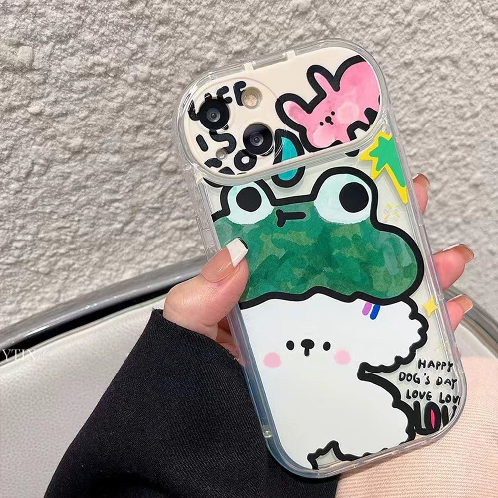 Mobile Phone Case With Mirror Graffiti Animation