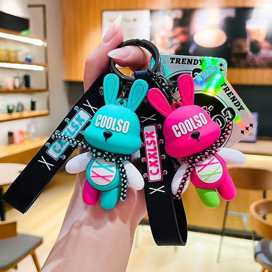 1 Pc Fashion Cute Bunny Key Chain