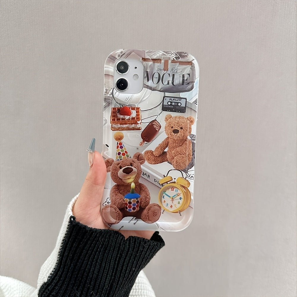 Cute Bear Mobile Phone Case A Set Of Two
