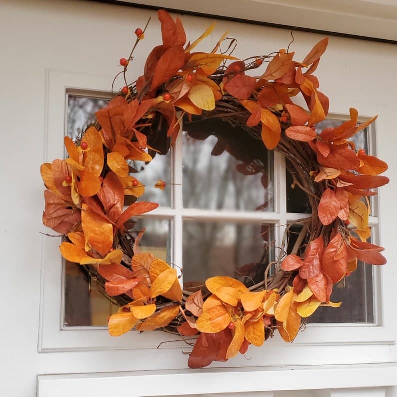 Best Etsy Fall Front Door Wreaths ktclubs.com