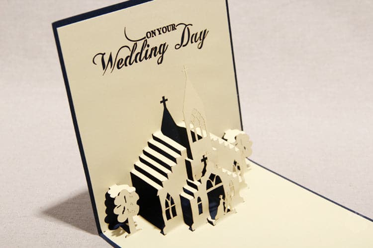 Birthday card can be customized text three-dimensional 3d creative handmade paper carving high-end employee business music card gift newlyweds ktclubs.com