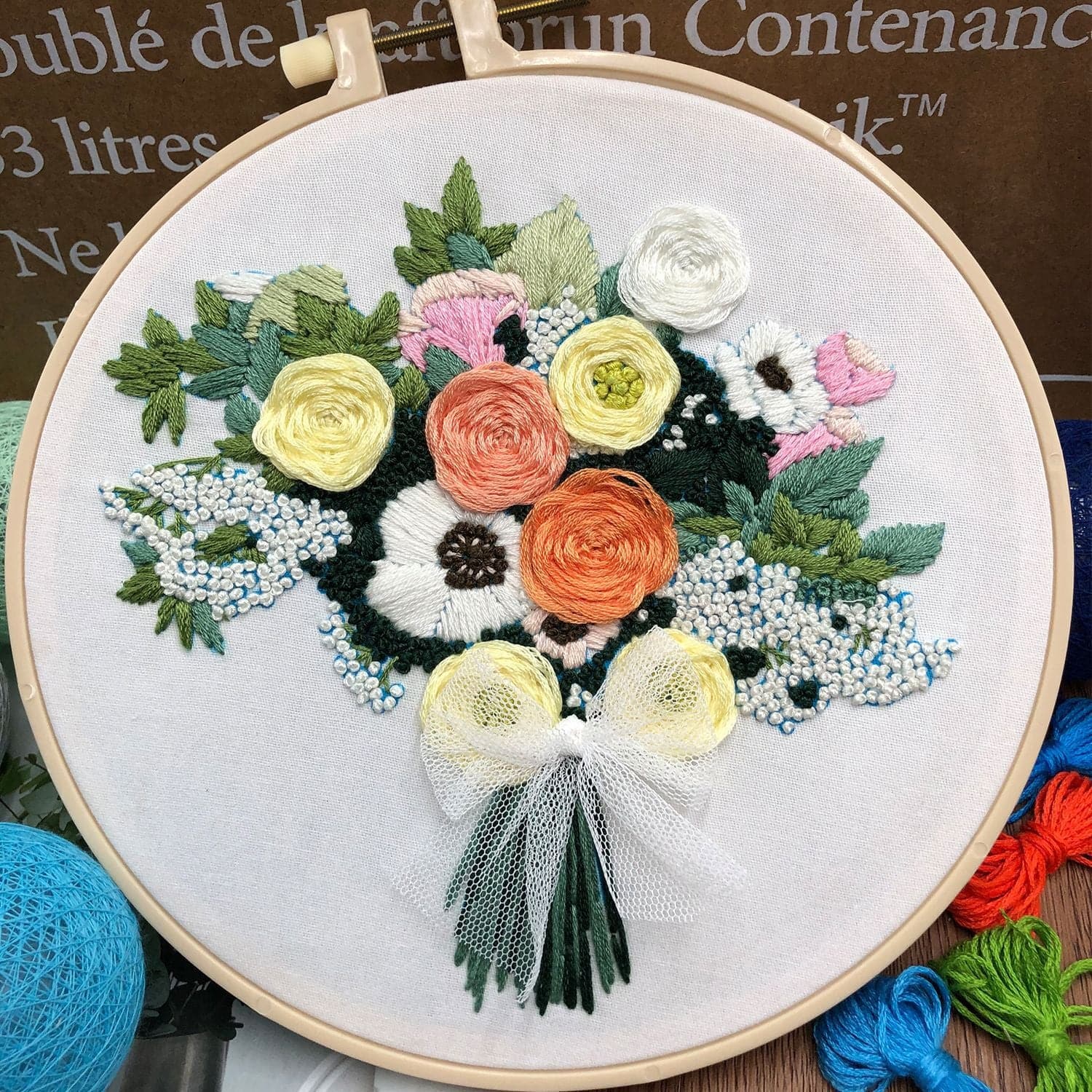 Bouquet - Embroidery ktclubs.com