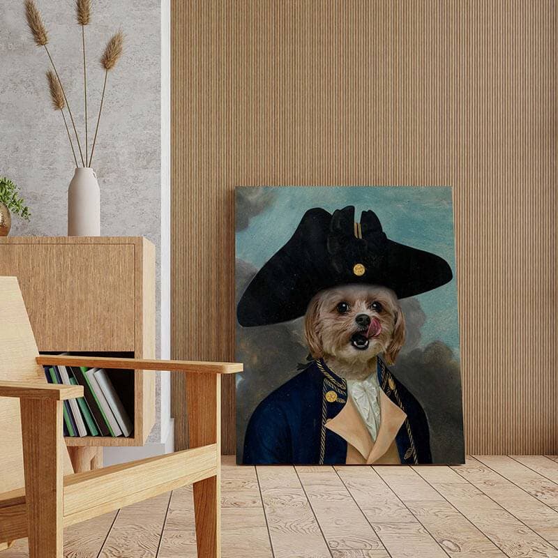 Captain Joseph Funny Pet Portrait Canvas Pets In Art ktclubs.com