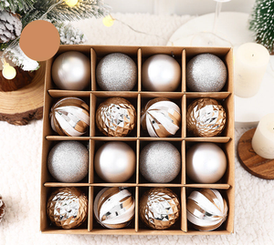 Christmas decorations painted matte Christmas balls 6cm Christmas tree decorations hanging charm ktclubs.com