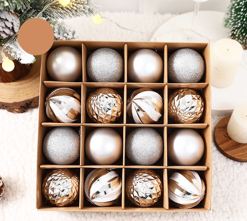 Christmas decorations painted matte Christmas balls 6cm Christmas tree decorations hanging charm ktclubs.com