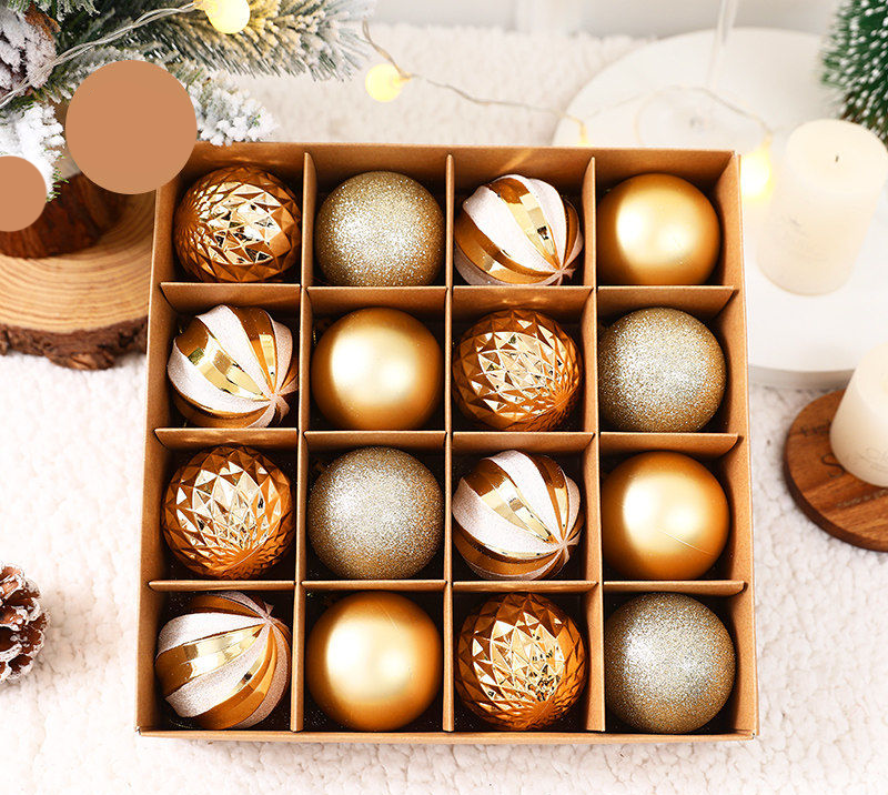 Christmas decorations painted matte Christmas balls 6cm Christmas tree decorations hanging charm ktclubs.com