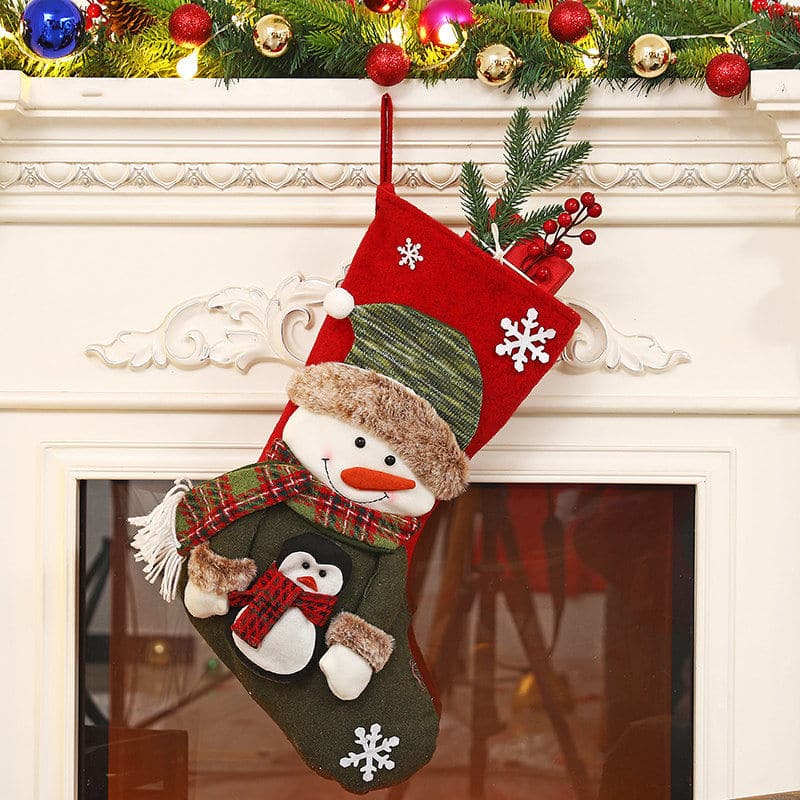 Christmas stocking gift bag Christmas tree charm ktclubs.com