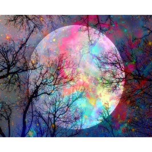 Color Moon - Paint by Numbers 40x50cm ktclubs.com