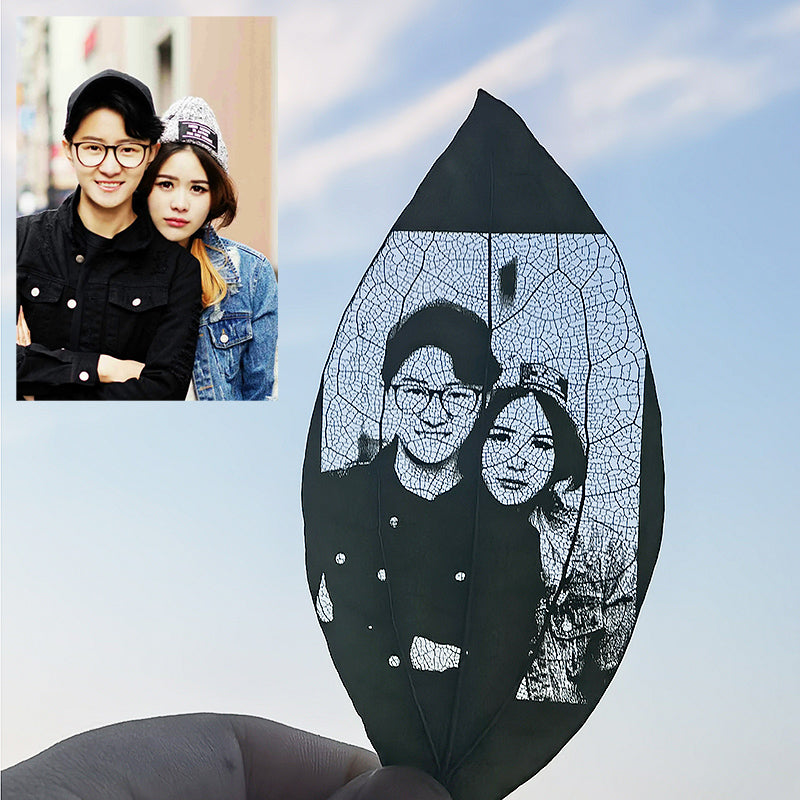 Copy of Copy of Leaf carving art Customized leaf carving photo. ktclubs.com