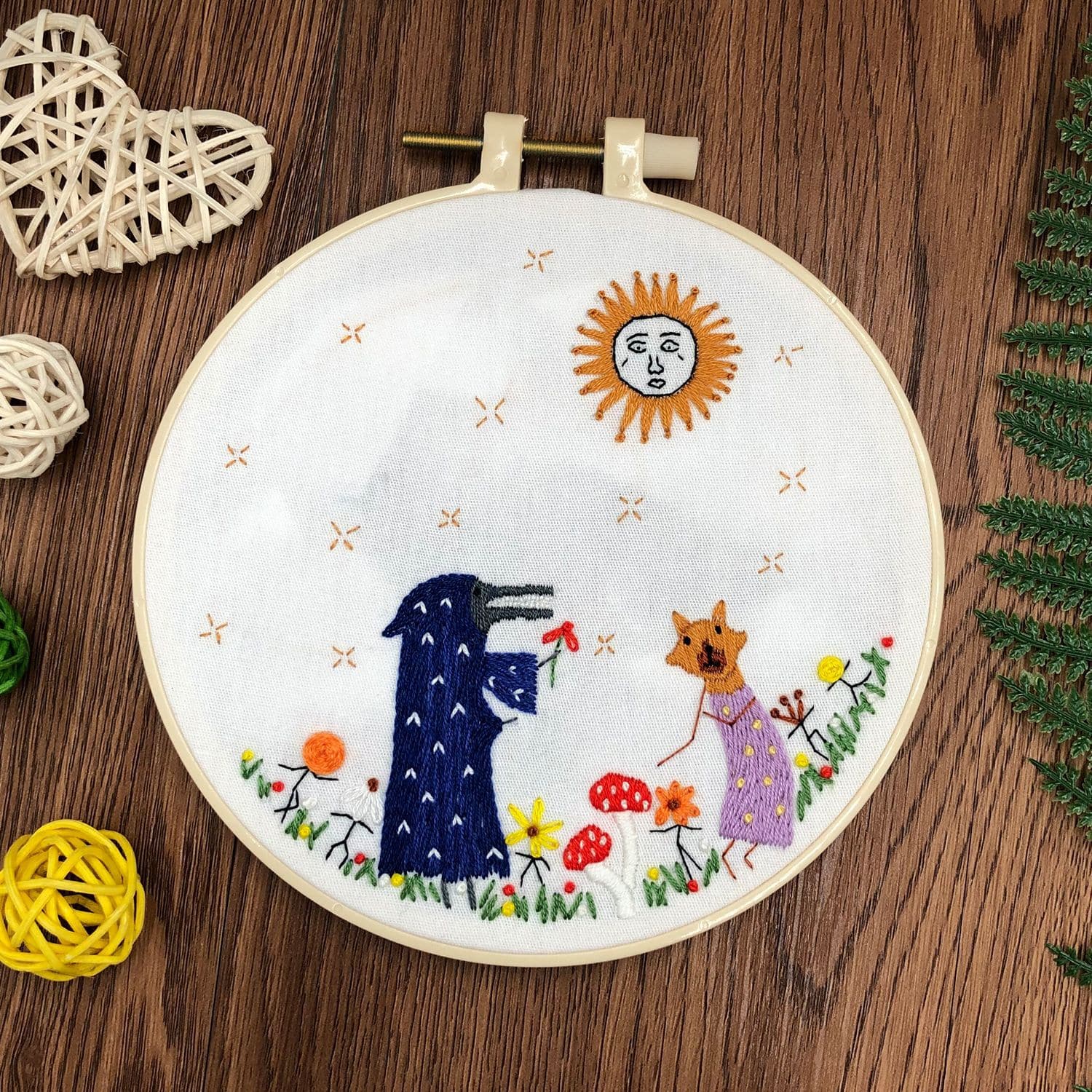 Cute Cat-embroidery ktclubs.com