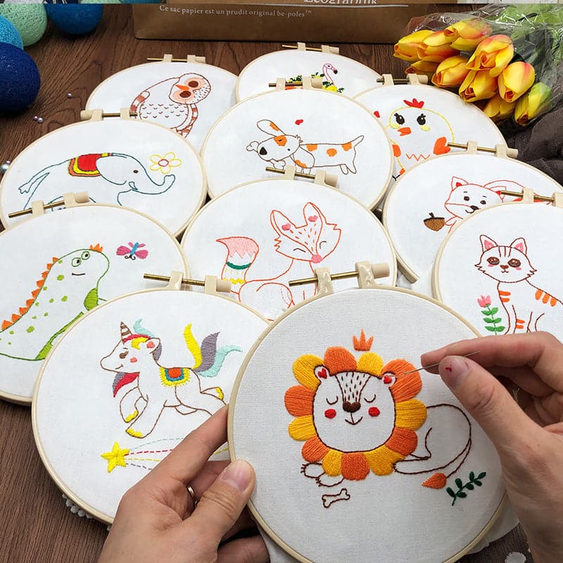 Cute little animal-embroidery ktclubs.com