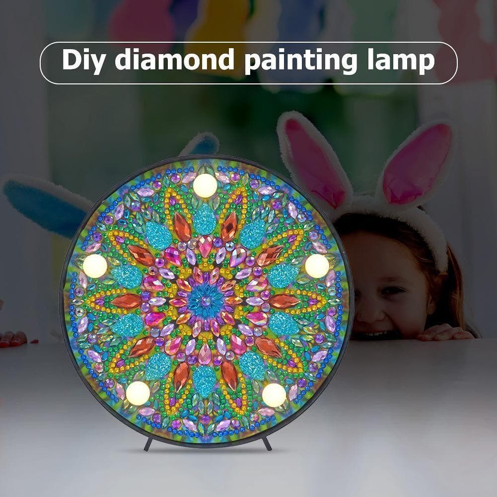 DIY Mandala LED Diamond Painting Light Box  Lamp ktclubs.com