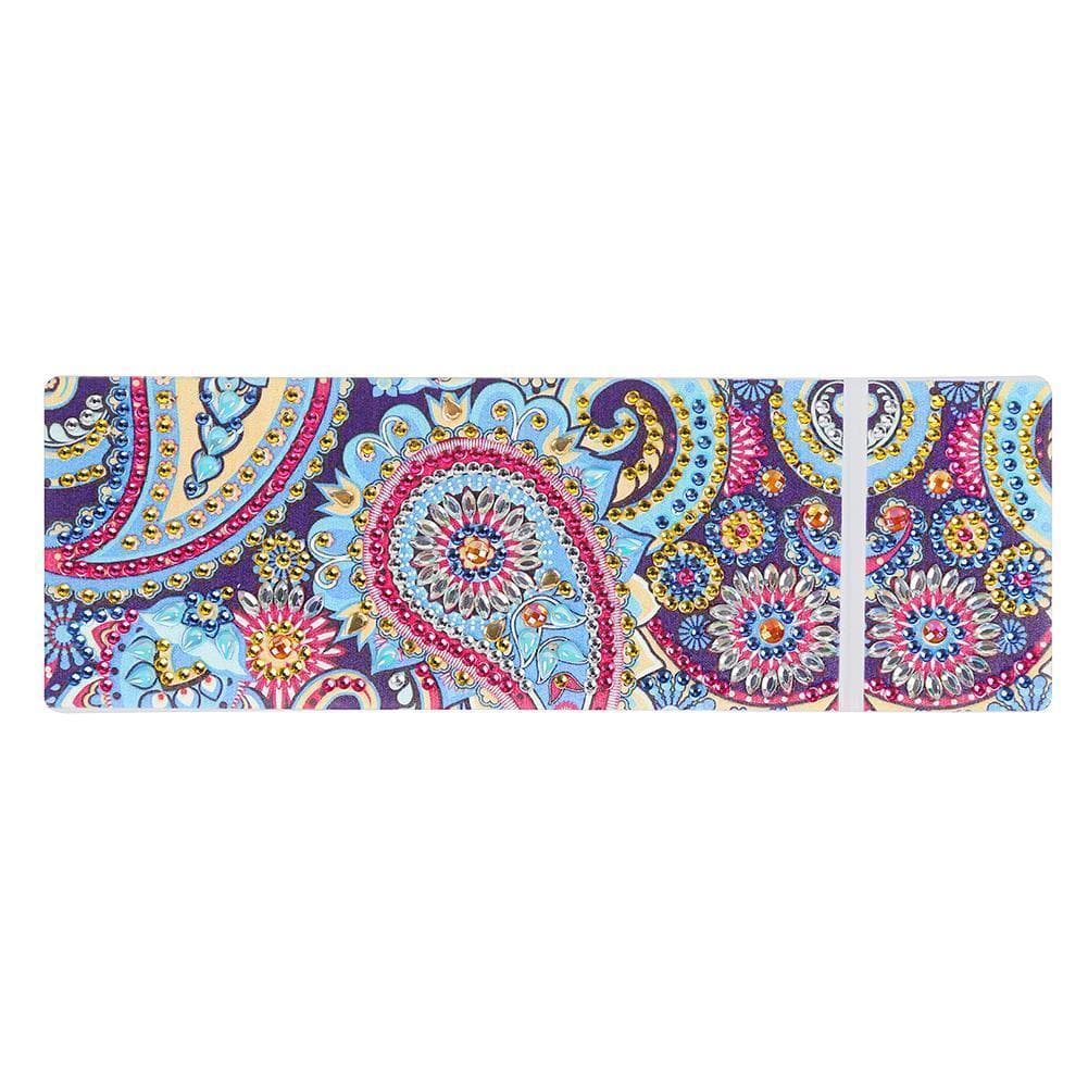 DIY Mandala Special Shaped Diamond  2 Grids Earrings Storage Case ktclubs.com