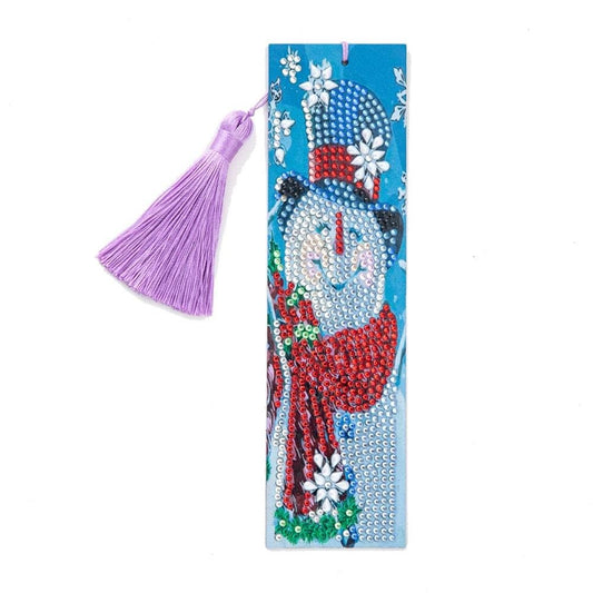 Diamond Painting Bookmark - Special Shaped Diamond - Snowman ktclubs.com