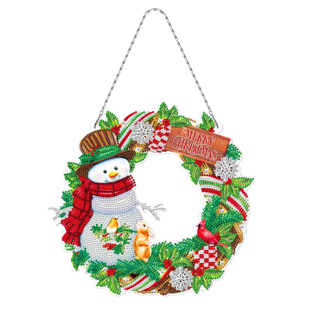 Diamond Painting Christmas Wreath Kit ktclubs.com