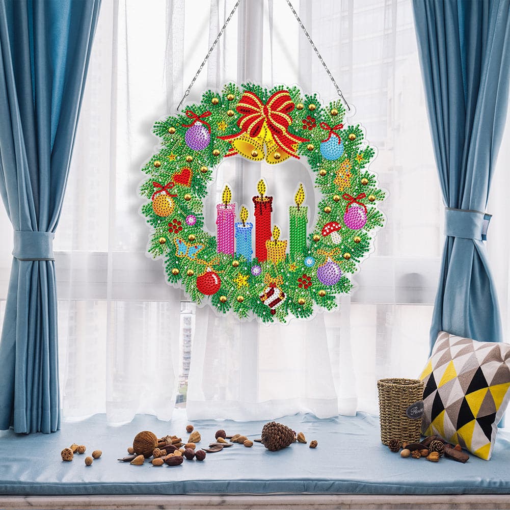 Diamond Painting Christmas Wreath Kit ktclubs.com