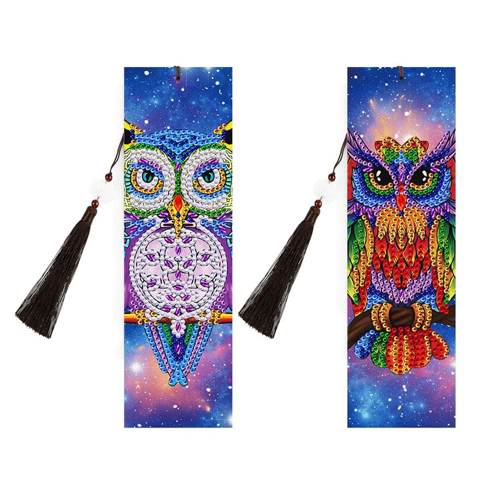 Diy Diamond Painting Bookmarks - Mandala, Embroidered Peacock Bookmarks(set of two) ktclubs.com