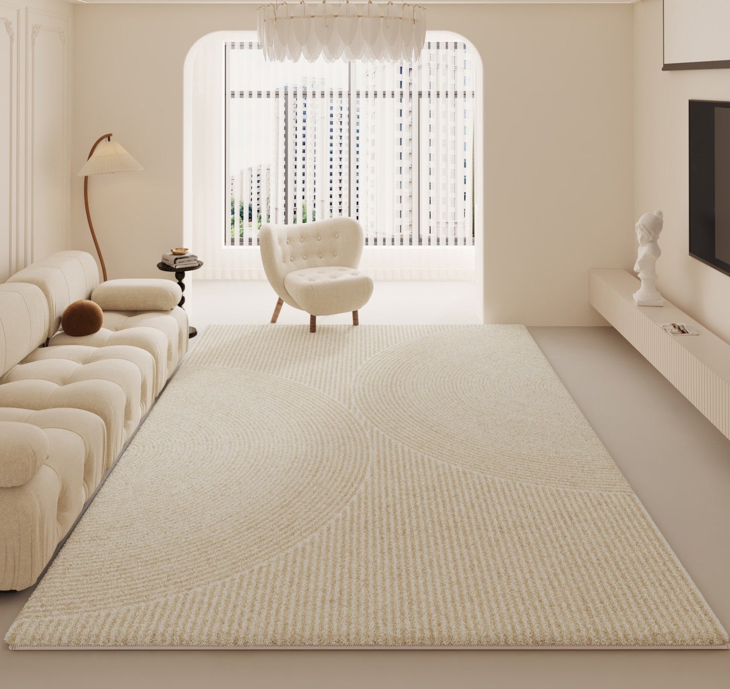 Thick Modern Rugs for Sale, Soft Modern Rug for Bedroom, Modern Rugs for Living Room, Geometric Contemporary Rugs for Dining Room