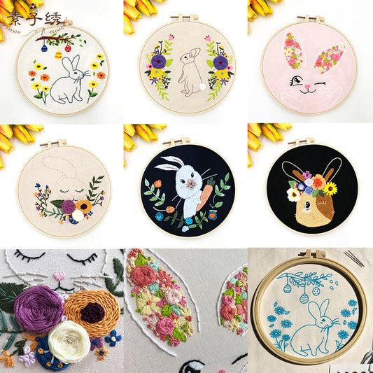 Easter Bunny - Embroidery ktclubs.com