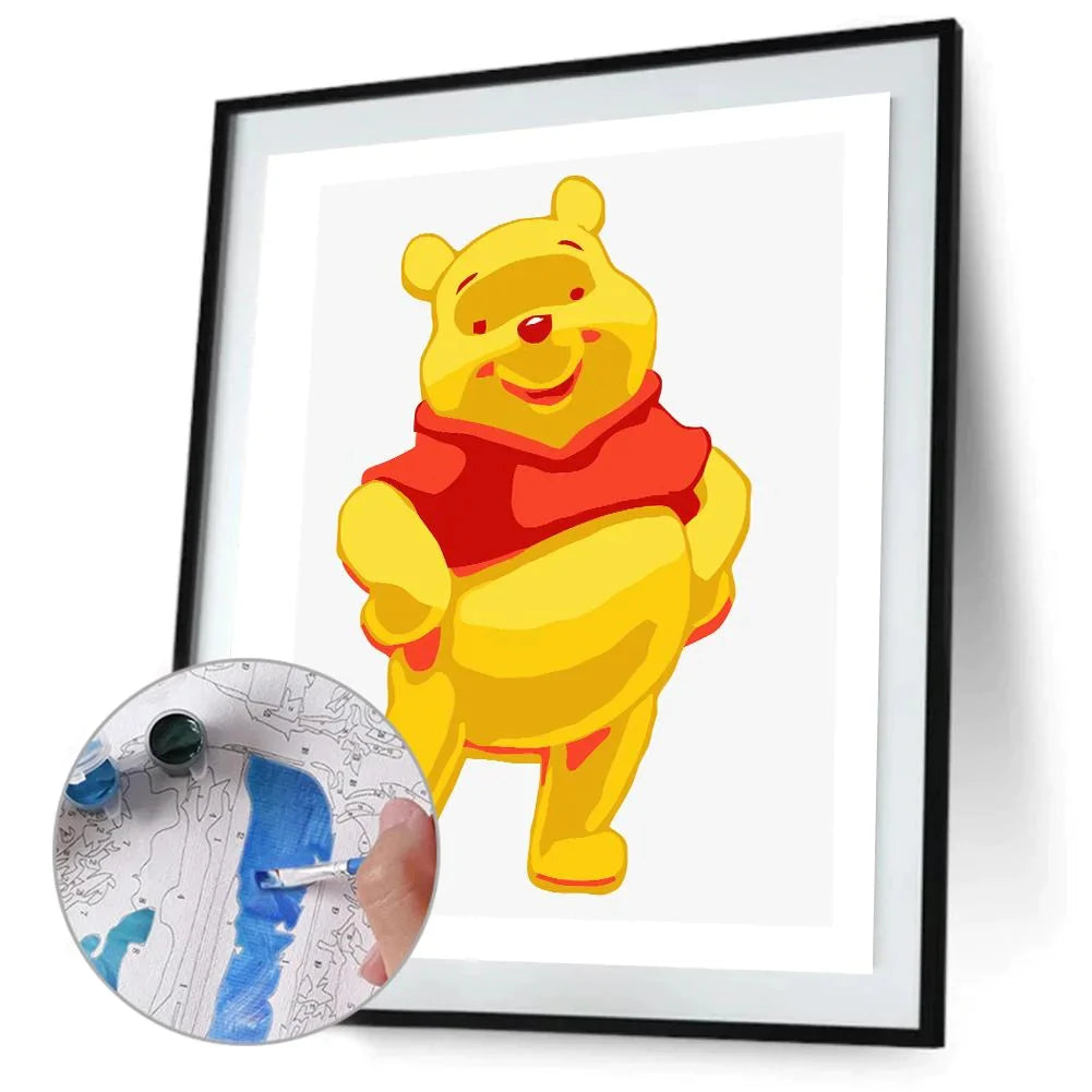 For Kids Cartoon Bear - Paint by Numbers 20x30cm ktclubs.com