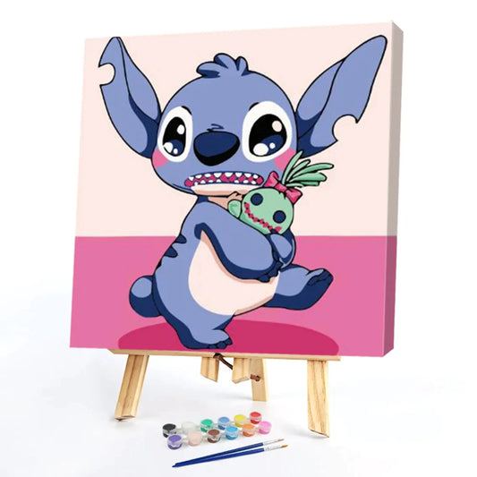 For Kids Cartoon Stitch - Paint by Numbers 20x20cm ktclubs.com