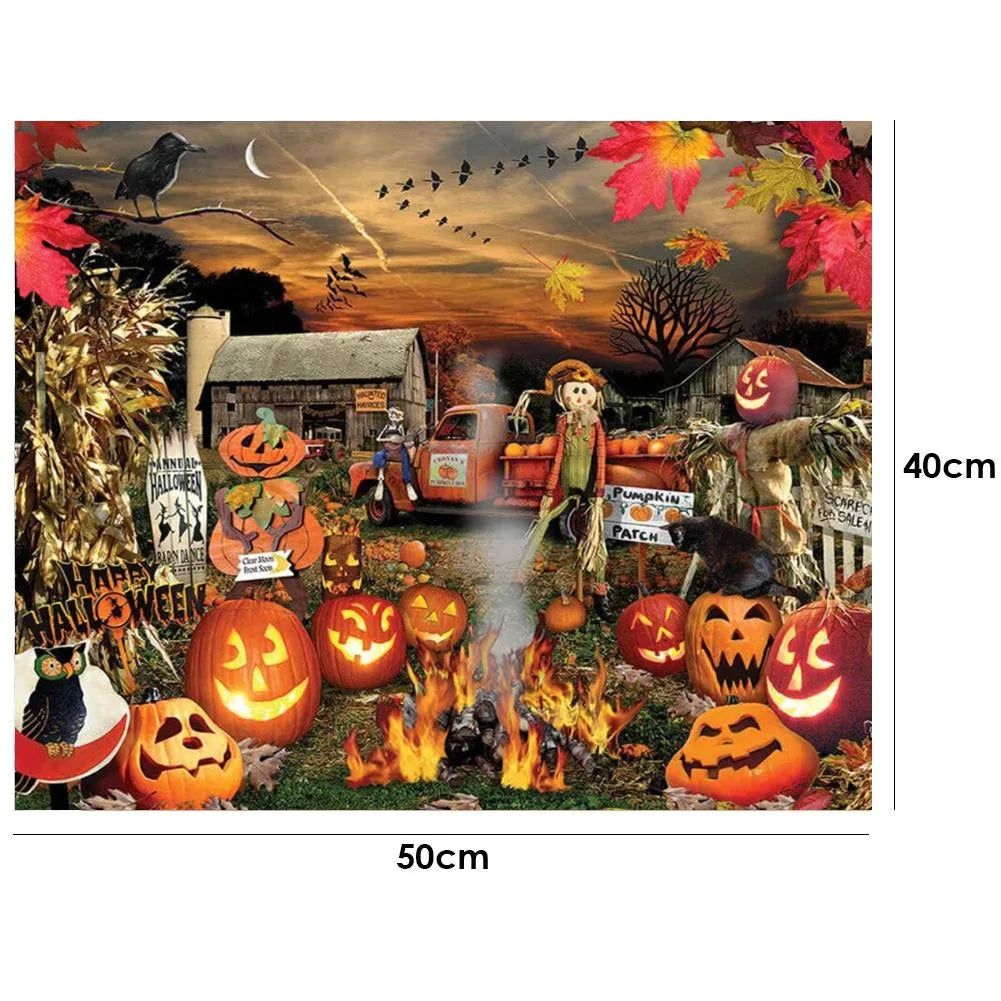 Halloween-Paint By Numbers 50*40cm ktclubs.com
