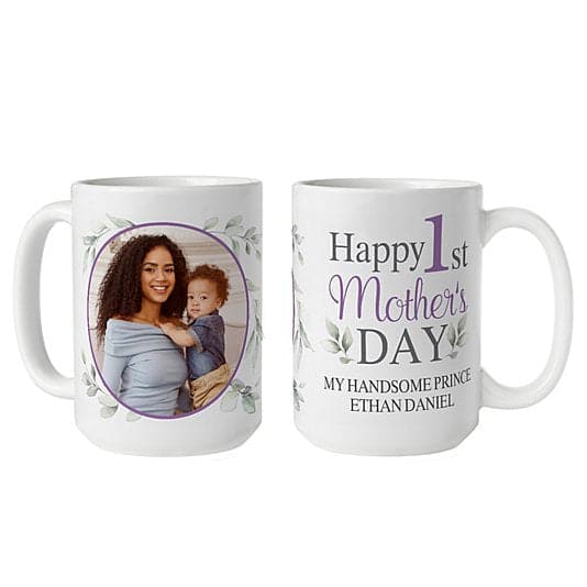 Happy 1st Mother's Day Photo Mug ktclubs.com
