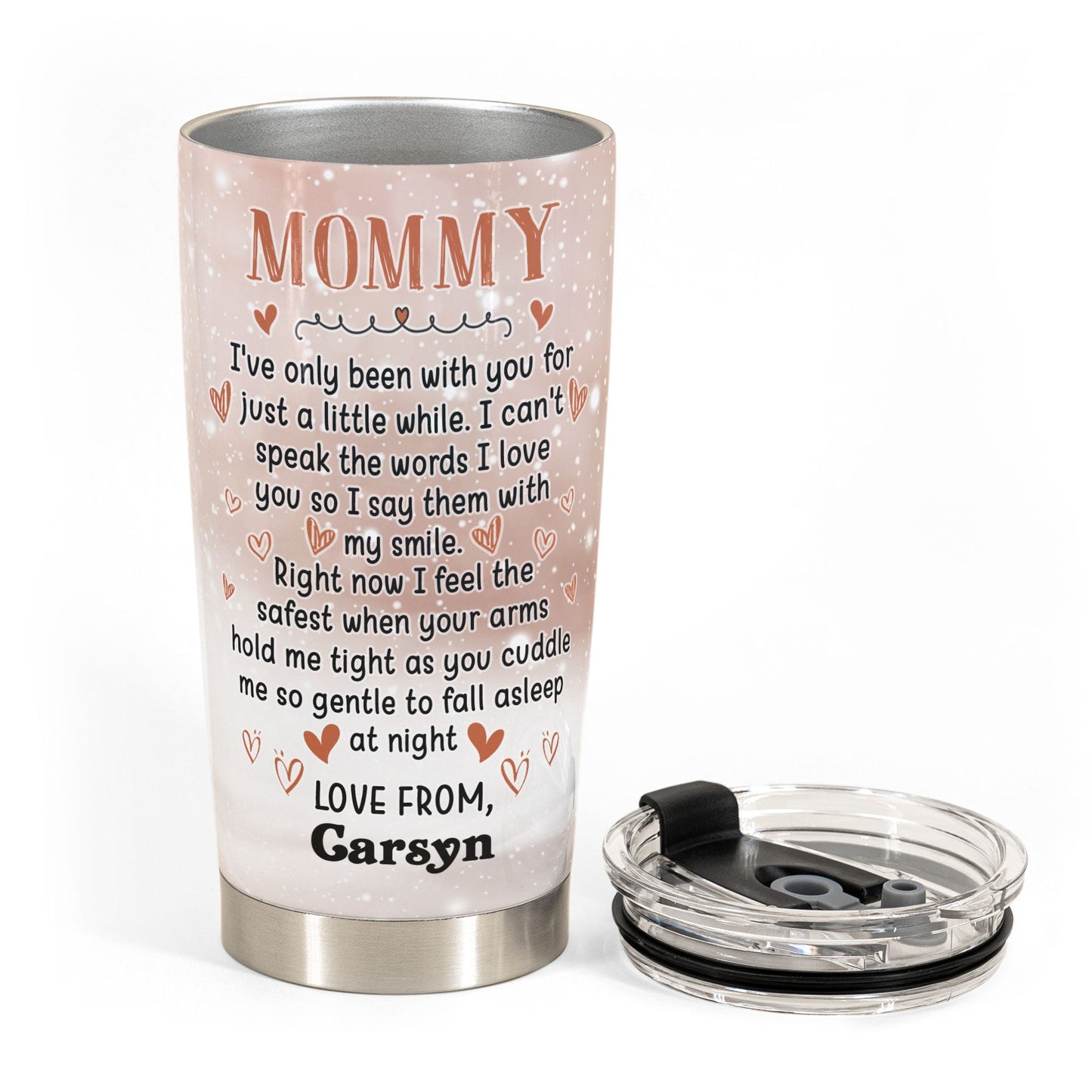 Happy 1st Mother's Day - Personalized Tumbler Cup - Mother's Day Gift For Mom