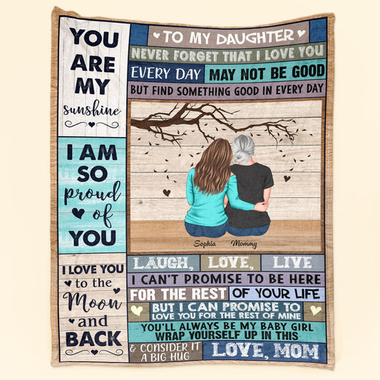 I Am So Proud Of You - Personalized Blanket - Christmas, Loving Gift For Your Daughters, Your Baby Girl