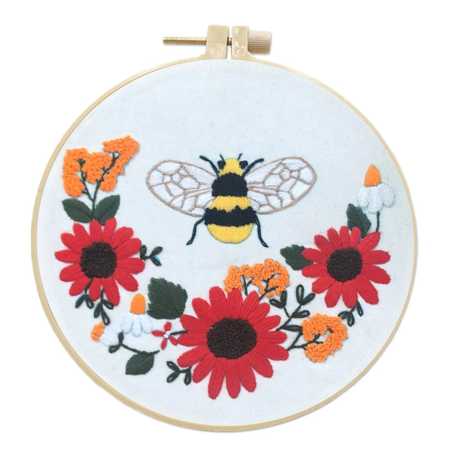 Insects and flowers - Embroidery ktclubs.com