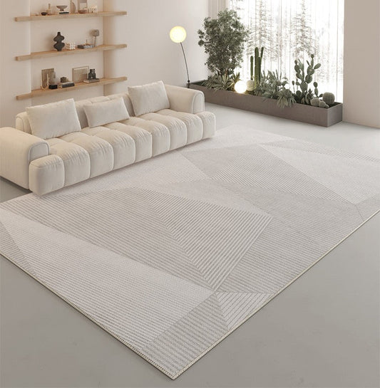 Abstract Geometric Modern Rugs, Contemporary Modern Rugs for Bedroom, Unique Modern Rugs for Living Room, Dining Room Floor Carpets