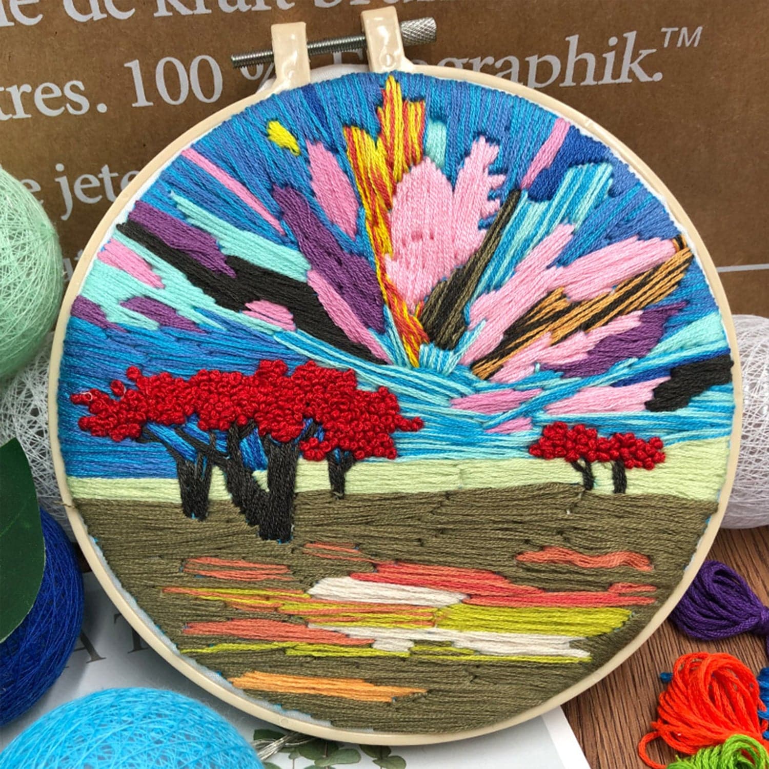 Landscape - Embroidery ktclubs.com