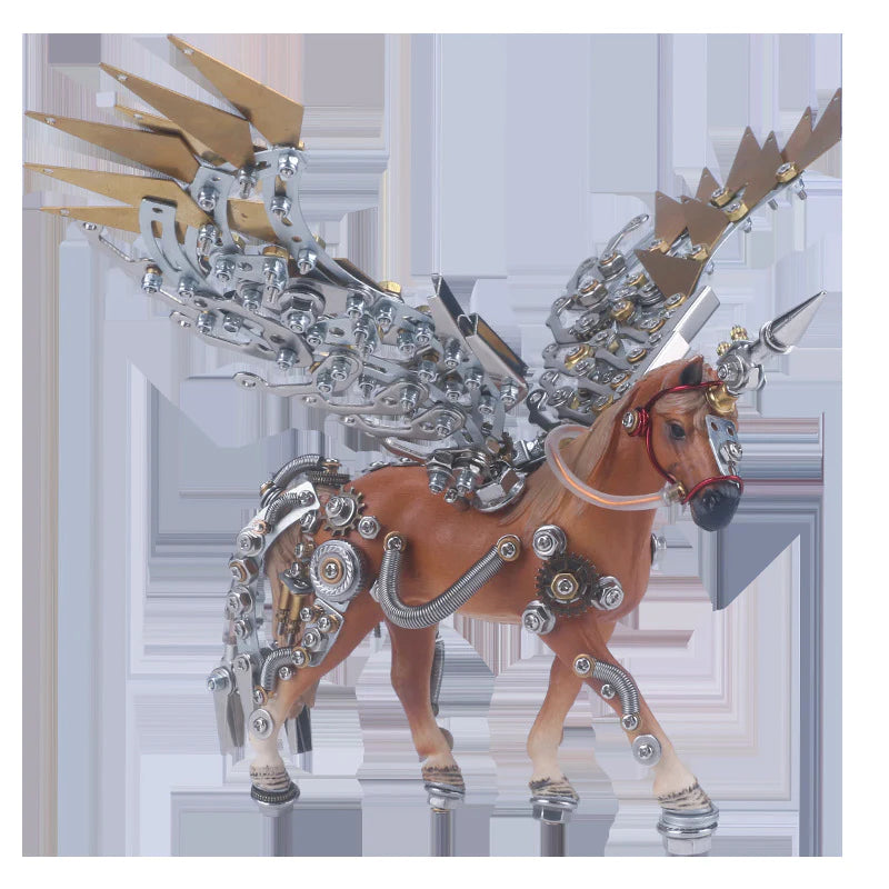 Mechanical Unicorn-3D assembled mechanical model ktclubs.com